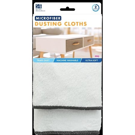 VIKING Schroeder & Tremayne Microfiber Cleaning Cloth 12 in. W X 16 in. L 2 pk 239600